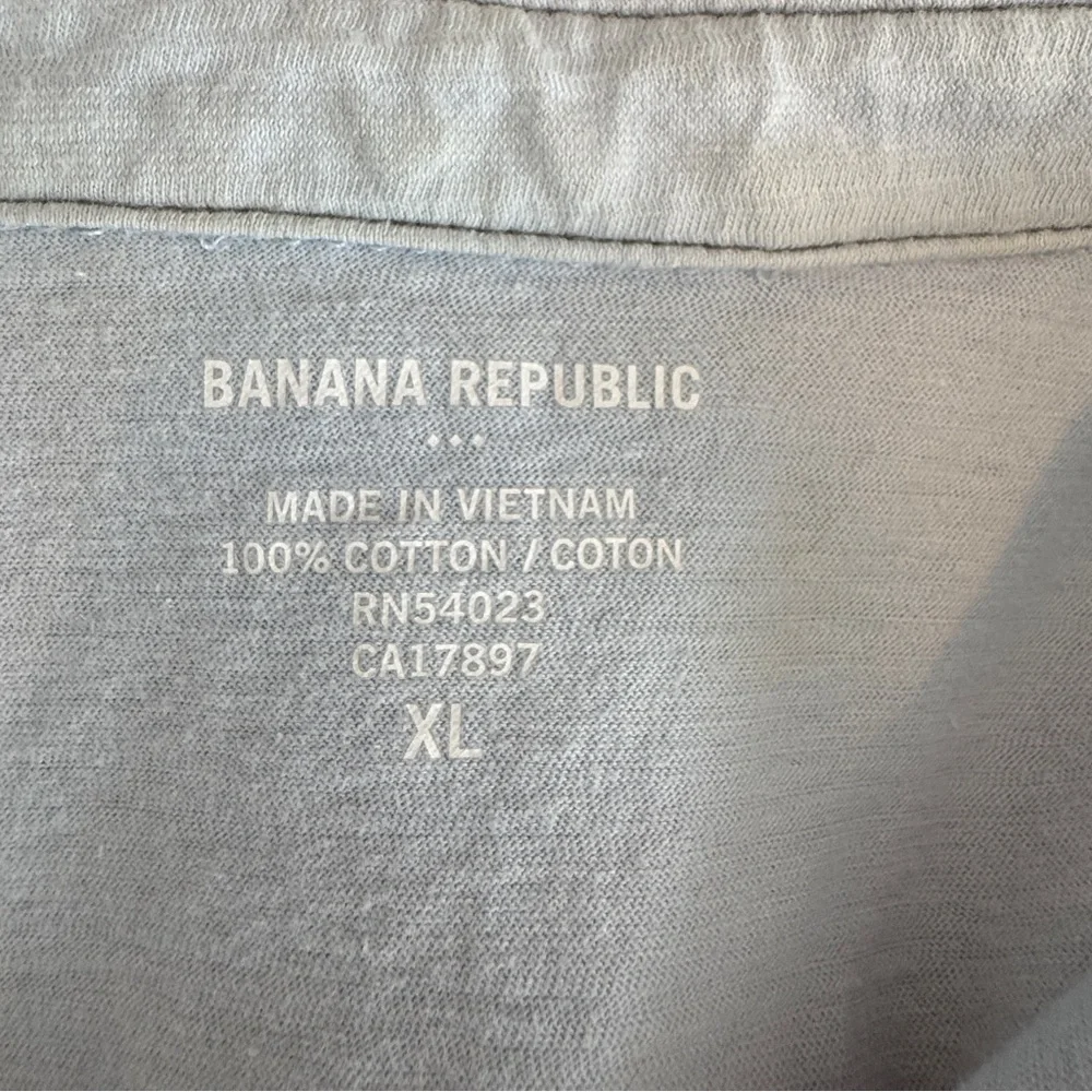Banana Republic Men’s Light Blue Polo Shirt Short Sleeves XL